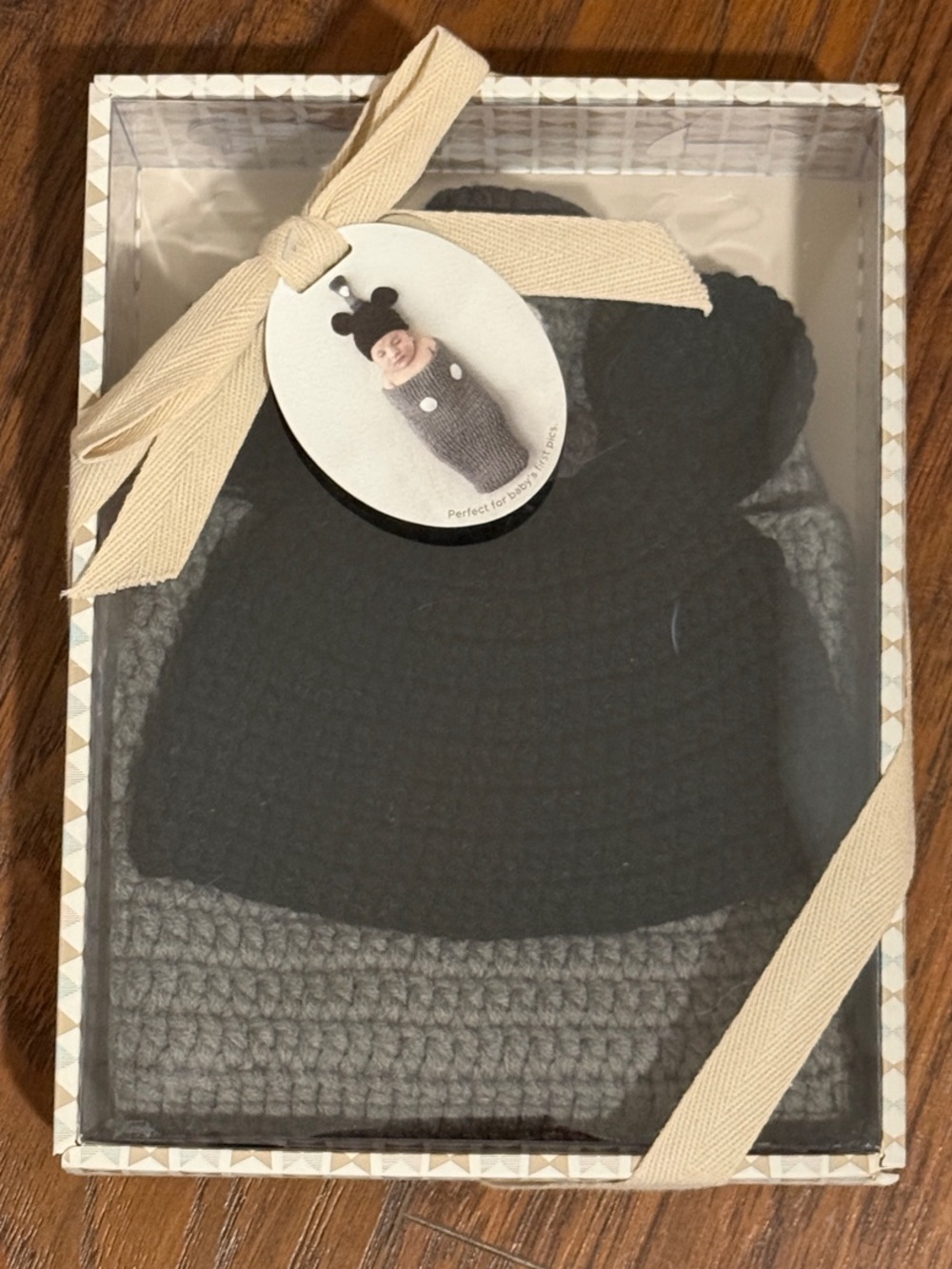Disney Steamboat Willie Newborn Wrap & Hat